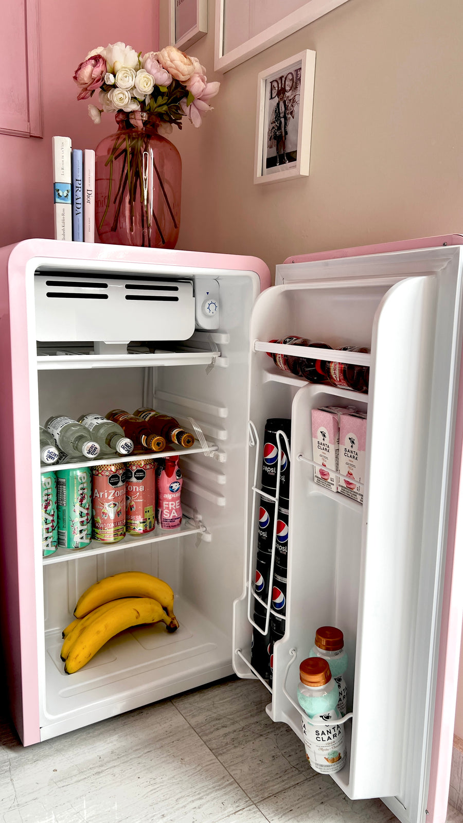 Frigo bar rosa